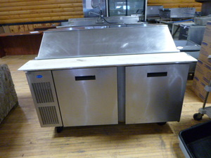 Randell 2 Door Cooler Food Prep Station