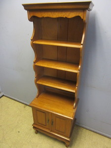 SOLID WOOD SHELF CABINET