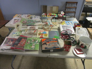 ASSRTD. CRAFT SUPPLIES, THERMO-GRIP CORDLESS GLUE GUN SYSTEM, VINTAGE CAKE BRIDE & GROOM, MORE