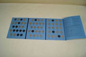 lot 35 image: Jefferson Nickel Folder with Coins