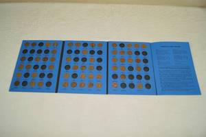 lot 36 image: US Penny Folder with Coins