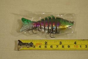 lot 56 image: Large Jointed Fishing Lure - 4 Long