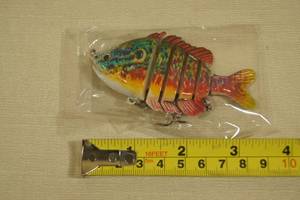 lot 58 image: Large Jointed Fishing Lure - Over 3 Long