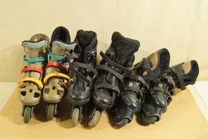 lot 43 image: 3 Sets of Vintage Inline Skates
