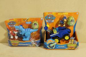 lot 76 image: 2 Paw Patrol Dino Rescue Toys
