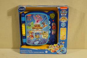 lot 78 image: Paw Patrol V-Tech Mighty Pups Touch and Teach Word Book
