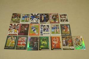 lot 104 image: Draft Pick Rookie Cards - Bateman, Wilson, Lawrence, Mond, Fields