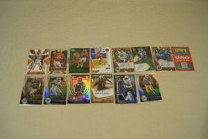 lot 113 image: Football Card Inserts - Autos, Jersey