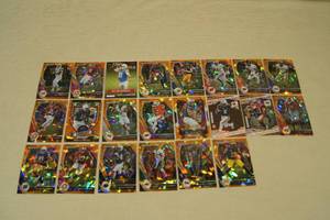 lot 119 image: Football Cards - Inserts, Refractors, Rookies