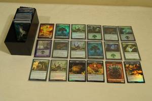 lot 130 image: Magic the Gathering Cards - Commons, Foils