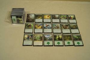 lot 131 image: Magic the Gathering Cards - Rare, Foils, Lands