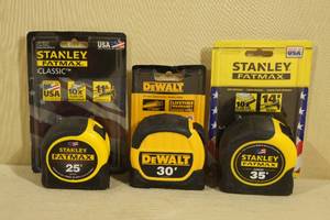 lot 142 image: 3 Tape Measures