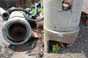 lot 236 image: Lot of (3) Concrete Pipes