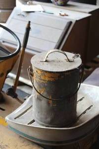 lot 245 image: Metal Pail with Lid