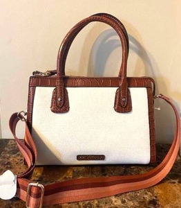 lot 7 image: Dana Buchman Brown and Cream Handbag Purse