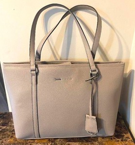 lot 13 image: Dana Buchman Bella Gray Tote Shoulder Bag Purse