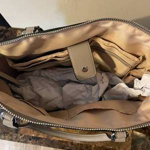 lot 18 image: Dana Buchman Gray Cherry Tote Purse Handbag