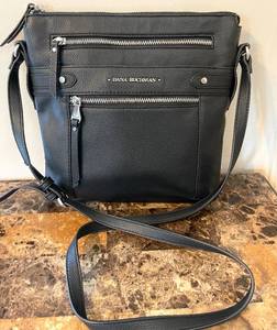 lot 28 image: Dana Buchman Everly Black Crossbody Bag Purse.