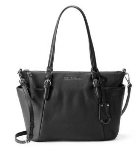 lot 4 image: Dana Buchman Black Cherry Tote Purse Handbag