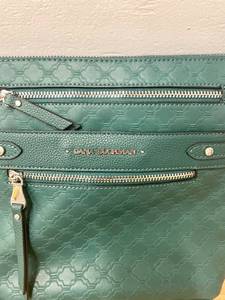 lot 37 image: Dana Buchman Everly Green Crossbody Bag Purse.