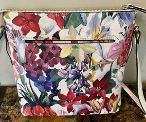 lot 6 image: Dana Buchman Everly Floral Crossbody Bag Purse