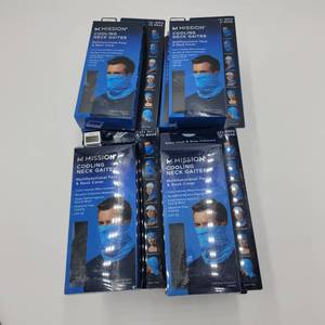 20 Adult Cooling Neck Gaiter by Mission (MSRP $15 each) (IV) New In Bag
