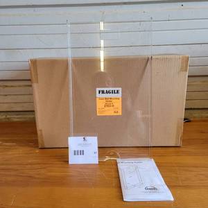 Case of 5 Sandel Z-Slider Clear Wall Mounting Holders Valued at $800