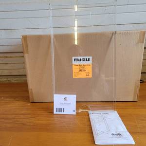 Case of 5 Sandel Z-Slider Clear Wall Mounting Holders Valued at $800