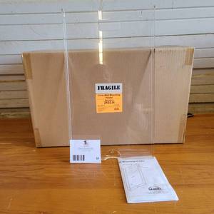 Case of 5 Sandel Z-Slider Clear Wall Mounting Holders Valued at $800
