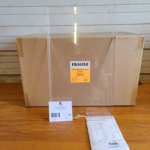Case of 5 Sandel Z-Slider Clear Wall Mounting Holders Valued at $800