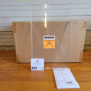 Case of 5 Sandel Z-Slider Clear Wall Mounting Holders Valued at $800