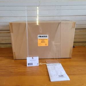Case of 5 Sandel Z-Slider Clear Wall Mounting Holders Valued at $800