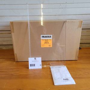 Case of 5 Sandel Z-Slider Clear Wall Mounting Holders Valued at $800