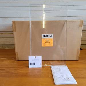 Case of 5 Sandel Z-Slider Clear Wall Mounting Holders Valued at $800