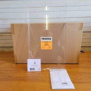 Case of 5 Sandel Z-Slider Clear Wall Mounting Holders Valued at $800