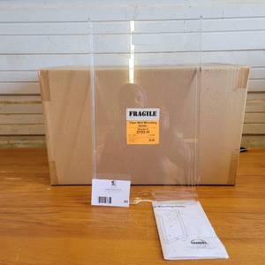 Case of 5 Sandel Z-Slider Clear Wall Mounting Holders Valued at $800