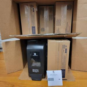 18 Pacific Blue Ultra(TM) SoapSanitizer Dispenser, Black, Plastic