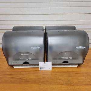 4 Georgia Pacific EnMotion Automatic Touch-less Paper Towel Dispensers-Batteries Included