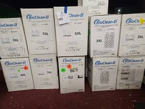 10 Cases of Ansell BioClean-D Sterile Disposable Drop Down Garment With Hood S-BDSH (Sizes S, M, L, XL, 2XL, 3XL, 4XL, 5XL)  Valued at $2,500