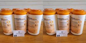 Two 6 Pack Case of PDI Sani-Cloth Bleach Germicidal Disposable Wipes NEW IN BOX($280 Value)