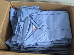 (18) 3XL-RG Light Blue Lab Coats