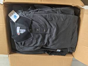 (36) XL Black Wicker-Back Polos