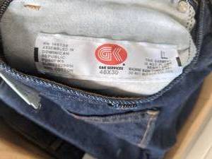 (12) Pairs of 48 x 30 G&K Blue Jeans