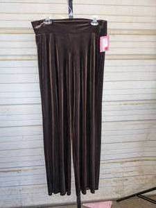 6 Pairs of Large Brown Velvet Palazzo PantsNEW With Tags (Valued $636)