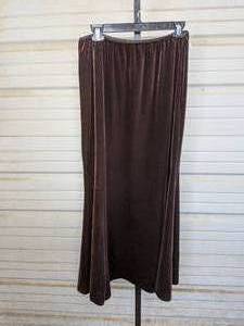 Brown Velvet Maxi Skirts and Gray Velvet Twisted Tops NEW With Tags (Valued  $2500)