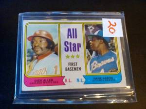 1973 Topps Hank Aaron All Star Card...