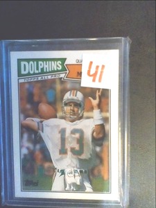 1987 Topps Dan Marino Card ...