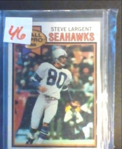 1979 Topps Steve Largent Card...