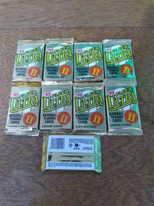 1992 Fleer Ultra Packs (9) Unopene...