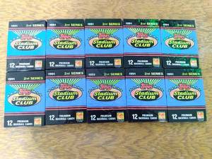 1991 Stadium Club Baseball Packs (1...